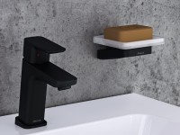 Ravak 10° Free mosdócsaptelep, állítható perlátorral, leeresztő nélkül, fekete TD F 012.20BL