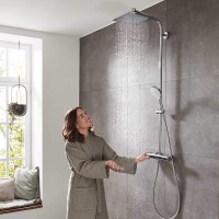 Hansgrohe Crometta E 240 Showerpipe zuhanyrendszer termosztátos csapteleppel 27271000