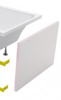 NIWELL Wave 80 cm akril kád oldallap