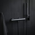 Ravak Chrome zuhanyfej, henger alakú, 1 funkciós, fekete 957.20BL