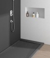 Arezzo Design Stone 90x120 cm kőhatású, lapos, csúszásmentes öntöttmárvány zuhanytálca, 4