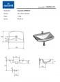Cersanit Carina 55 mosdó (55x40 cm) K31-005