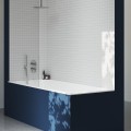 Ravak mennyezeti zuhanykar esőztető zuhanyfejhez, 20 cm, króm színben 703.00/X07P178