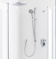 Mennyezeti zuhanykar esőztető zuhanyfejhez, 30 cm, króm színben 704.00/X07P179