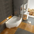 Ravak fali, flexibilisen állítható zuhanytartó rúd, 60 cm, króm színben 972.00/X07P012